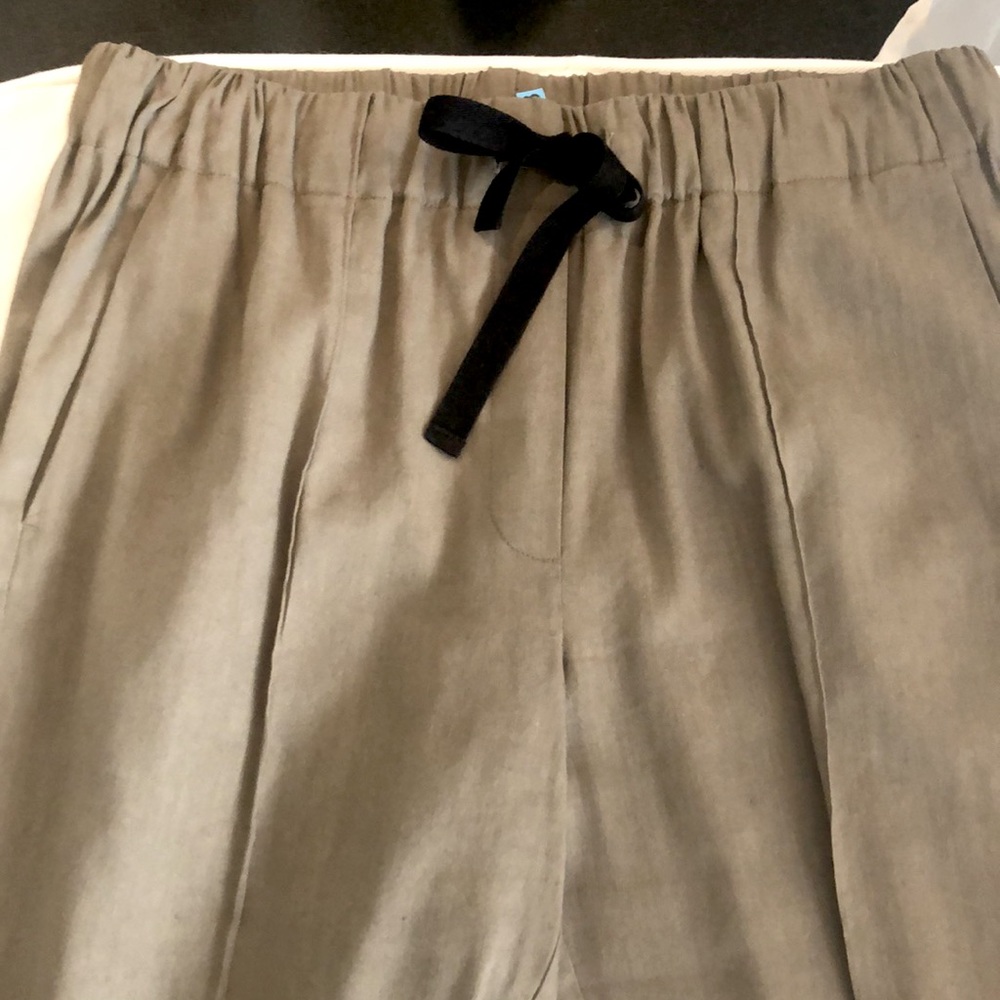 Babaton Linen Cropped Pant